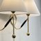 Lampade da parete e da tavolo regolabili in ottone e bachelite 306 attribuite a Kaare Klint, anni '50, Immagine 13
