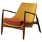 Scandinavian Seal Lounge Chair in Teak by Ib Kofod Larsen, 1950s 1