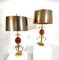 Fractal Table Lamps attributed to Maison Charles, 1970, Set of 2, Image 2