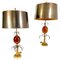 Fractal Table Lamps attributed to Maison Charles, 1970, Set of 2, Image 1