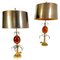 Fractal Tischlampen von Maison Charles, 1970, 2er Set 1