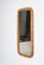 Espejo italiano Mid-Century rectangular de bambú curvado, ratán y mimbre, años 70, Imagen 11