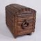 Wooden Carved Black Forest Log Box, 1890s 4