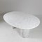 White Carrara Marble Dining Table, 1970s 12