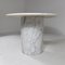 Mesa de comedor de mármol de Carrara blanco, años 70, Imagen 11