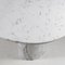 Mesa de comedor de mármol de Carrara blanco, años 70, Imagen 5