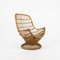 Large Single Bamboo Armchair, 1970s, Image 1