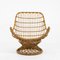 Large Single Bamboo Armchair, 1970s, Image 3