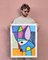 Federico Pinto Schmid, The Cat, 2022, Acryl & Öl Pastell auf Papier 9