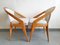 Mid-Century Stühle aus Buche & Loop Stoff von Charles Ramos, 1950er, 4er Set 3