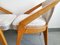 Mid-Century Chairs in Beech & Looped Fabric by Charles Ramos, 1950s, Set of 4 7