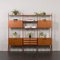 Mid-Century Italian Free-Standing Wall Unit in Teak and Rosewood, 1960s 4