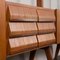 Mid-Century Italian Free-Standing Wall Unit in Teak and Rosewood, 1960s 11