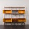 Mid-Century Italian Free-Standing Wall Unit in Teak and Rosewood, 1960s 7