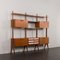 Mid-Century Italian Free-Standing Wall Unit in Teak and Rosewood, 1960s 3