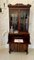 Small Antique Regency Figured Mahogany Secretaire Bookcase, 1830s 2