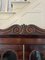 Small Antique Regency Figured Mahogany Secretaire Bookcase, 1830s, Image 4