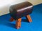 Vintage Leather Bench, 1930s 2