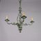 Liberty Chandelier in Painted Brass and Sheet Metal 1