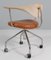 Pp502 Swivel Chair in Oak and Leather attributed to Hans J. Wegner for PP Møbler, Denmark, 2010s, Image 7
