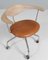 Pp502 Swivel Chair in Oak and Leather attributed to Hans J. Wegner for PP Møbler, Denmark, 2010s, Image 2