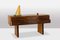 Console in Mahogany, Oak and Glass, 1950s, Image 2