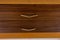 Console in Mahogany, Oak and Glass, 1950s, Image 6