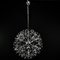 Lámpara de techo Sputnik Dandelion atribuida a Gaetano Sciolari, años 70, Imagen 2