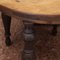 Mid-19th Century Round Extendable Table with Turned Feet, Italy 14