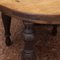 Mid-19th Century Round Extendable Table with Turned Feet, Italy 5