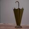 Jarrón en forma de paraguas con diseño de metal en dos tonos, años 50, Imagen 2