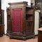 Wood Bookcase Sideboard with Notched Three-Door Metal Grid Without Cymatium, Image 2