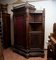 Corner Sideboard Bookcase with 3 Doors in Wood with Metal Grille, 1890s 18