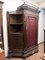 Corner Sideboard Bookcase with 3 Doors in Wood with Metal Grille, 1890s 3