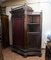 Corner Sideboard Bookcase with 3 Doors in Wood with Metal Grille, 1890s 11
