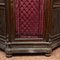 Corner Sideboard Bookcase with 3 Doors in Wood with Metal Grille, 1890s 6