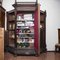 Corner Sideboard Bookcase with 3 Doors in Wood with Metal Grille, 1890s 25