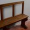 Early 19th Century Bench with Open Backrest and Narrow Slats in Italian Fir 16