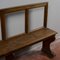 Early 19th Century Bench with Open Backrest and Narrow Slats in Italian Fir 11
