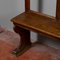Early 19th Century Bench with Open Backrest and Narrow Slats in Italian Fir 3