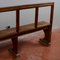 Early 19th Century Bench with Open Backrest and Narrow Slats in Italian Fir 4