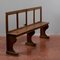 Early 19th Century Bench with Open Backrest and Narrow Slats in Italian Fir 10