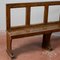 Early 19th Century Bench in Fir Back with Wide Open Slats, Italy 4
