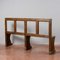 Early 19th Century Bench in Fir Back with Wide Open Slats, Italy 13