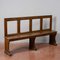 Early 19th Century Bench in Fir Back with Wide Open Slats, Italy 16