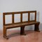 Early 19th Century Bench in Fir Back with Wide Open Slats, Italy, Image 16