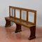 Early 19th Century Bench in Fir Back with Wide Open Slats, Italy 3