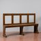 Early 19th Century Bench in Fir Back with Wide Open Slats, Italy 18