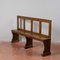 Early 19th Century Bench in Fir Back with Wide Open Slats, Italy 22