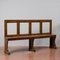 Early 19th Century Bench in Fir Back with Wide Open Slats, Italy, Image 2